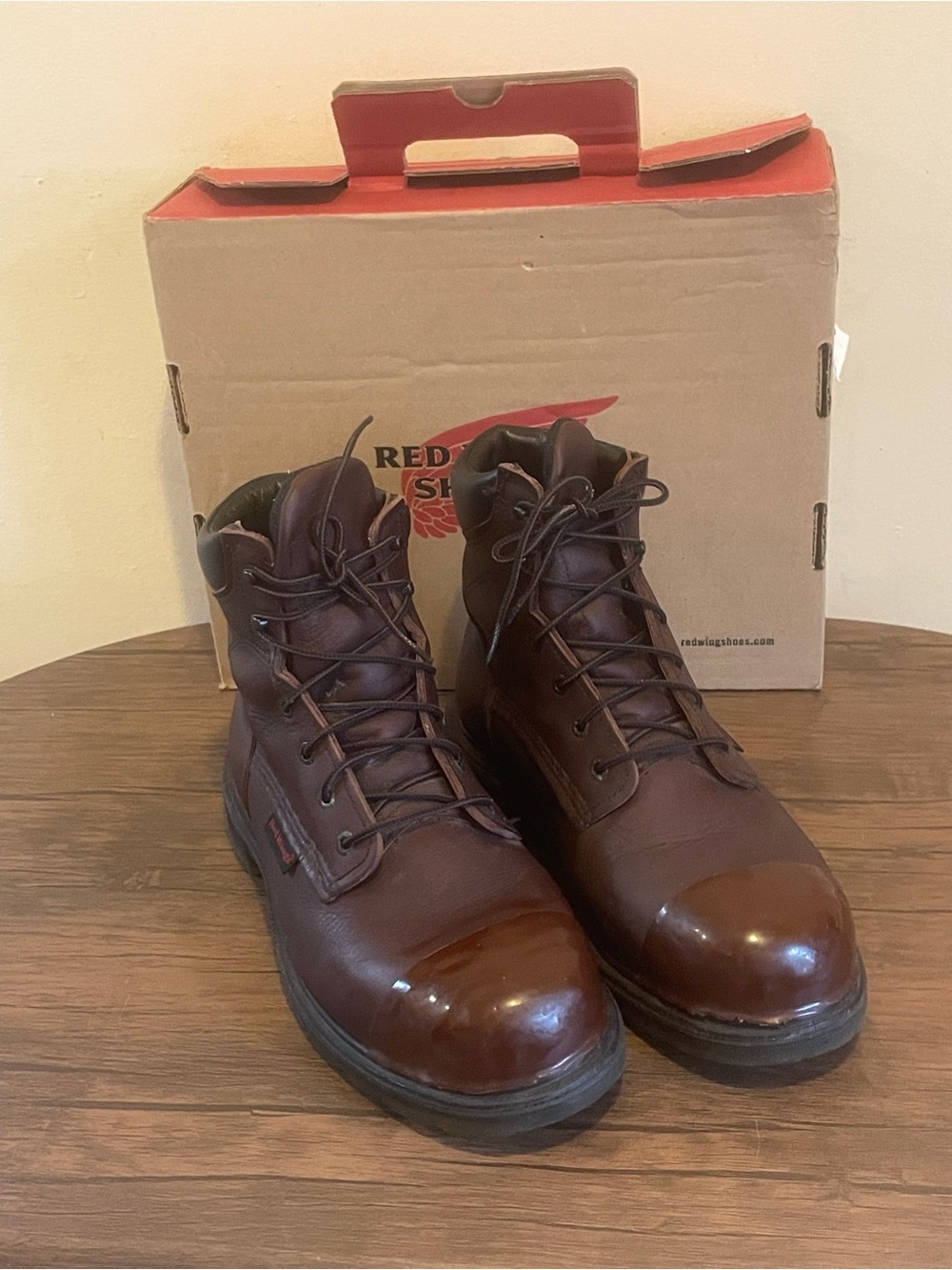 Red Wing Boots 2406 Brown Leather Work Boots Men’s 10.5